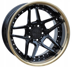 Диски 18 Haxer 5x120 GOLD RANT BMW 5 7 E60, фото 1