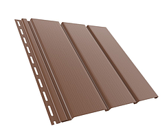 Панель софіт BudMat / БудМат 3м 0,918м2 без перфорації світло коричневий Польща