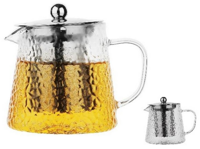 Чайник-заварник Edenberg EB-19061 карбований 450 мл термостійке скло до 500 град | заварювальний чайник Едерберг, фото 1