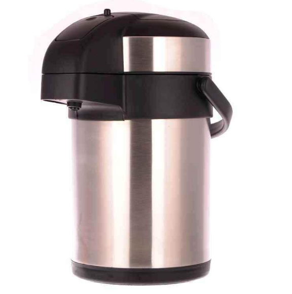 Помповий термос Edenberg EB-3518 з нержавіючої сталі 5 л | Термос насосний з помпою, фото 1