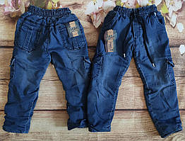 Зимові джинси для хлопчиків 2-6 років (гурт) пр. Туреччина