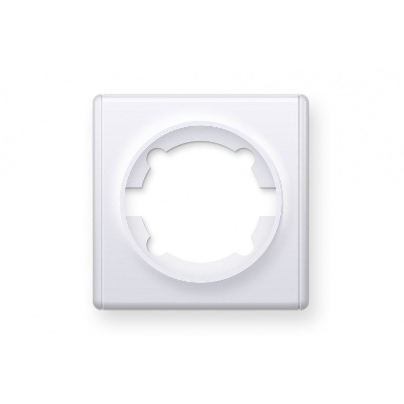 Рамка для розеток, перемикачів одинарна, колір білий OneKeyElectro (серія Florence) арт.1Е52101300