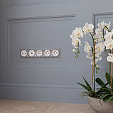 Рамка потрійна, сіра OneKeyElectro, фото 8