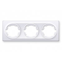 Рамка потрійна, біла OneKeyElectro