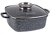 Каструля казан з кришкою Edenberg EB-3972 3,7 л 22 см алюміній з гранітним покриттям, фото 2