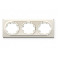 Рамка потрійна, бежева OneKeyElectro