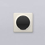 Розетка з кришкою, з заземленням, гвинтові контакти, колір чорний OneKeyElectro (серія Florence), фото 5