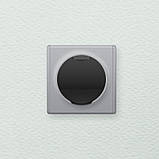 Розетка з кришкою, з заземленням, гвинтові контакти, колір чорний OneKeyElectro (серія Florence), фото 6
