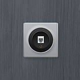 Розетка телефонна 1xRJ11, колір чорний OneKeyElectro, фото 4