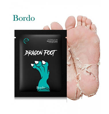 Пілінг-шкарпетки для гладких п'ят Bordo Cool Dragon Foot Peeling Mask