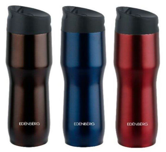 Термокружка Edenberg EB-638 з нержавіючої сталі 480 мл | Термочашка Еденберг | Термос 0,48 л, фото 1