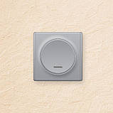 Вимикач одинарний з підсвіткою OneKeyElectro сірий, фото 2
