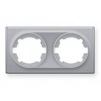 Рамка подвійна сіра OneKeyElectro