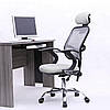 Крісло комп'ютерне офісне Ergo grey, фото 2