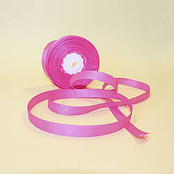 Репсова стрічка 1,2 см/колір рожевий/ширина 1,2 см/бобіна 23 м