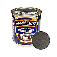 Защитная краска молотковая поверхность Cерая - Hammerite Hammered Grey (Хамерайт Хамеред Грей)