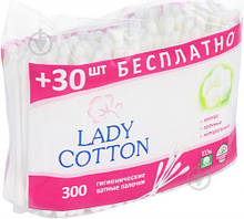 Ватні палички Lady Cotton 300шт/уп