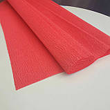 Гофрований папір червоного кольору, фото 4