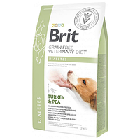 Brit GF Veterinary Diet (Брит Ветеринара Дієт) Dog Diabetes - Беззернова дієта при цукровому діабеті (2 кг.)