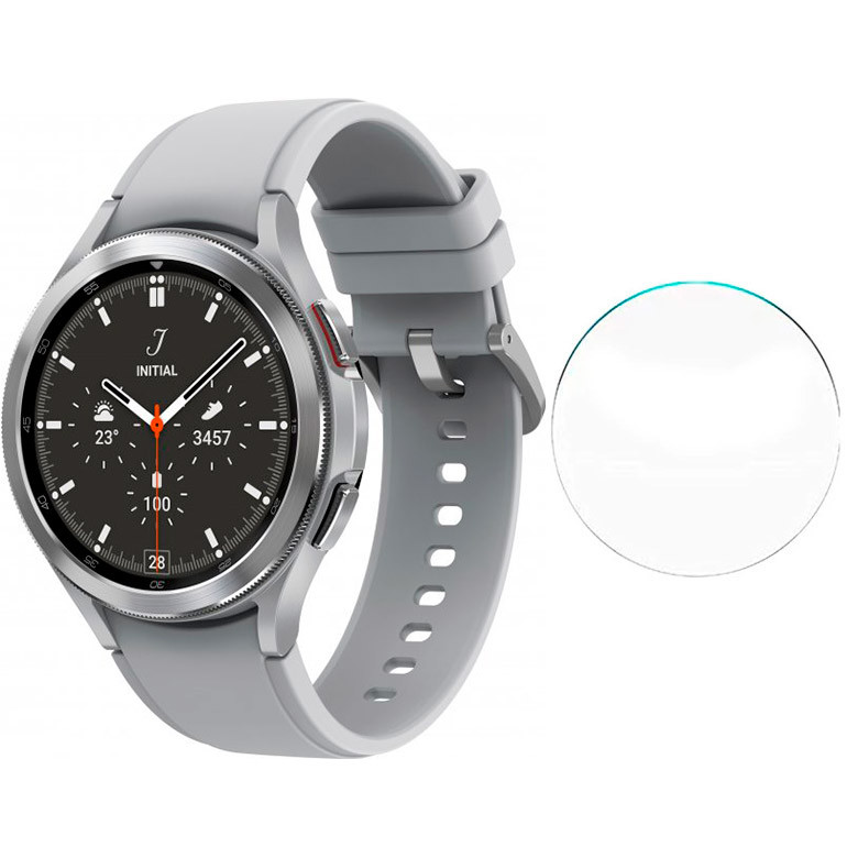 Захисне скло DK Full Glue для Samsung Galaxy Watch4 Classic (R880) 42mm (011568) (clear), фото 1