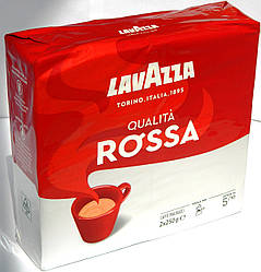 Кава Lavazza Qualita Rossa мелена, вакуумна брикет 2 шт. Х 250 г ІТАЛІЯ