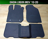 ЕВА коврики на Dacia Logan MCV '13-20. EVA ковры Дача Логан МСВ Дачия