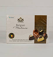 Конфеты черный, молочный и белый шоколад ассорти пралине J.D. Gross Belgian Pralines 360г (Германия)