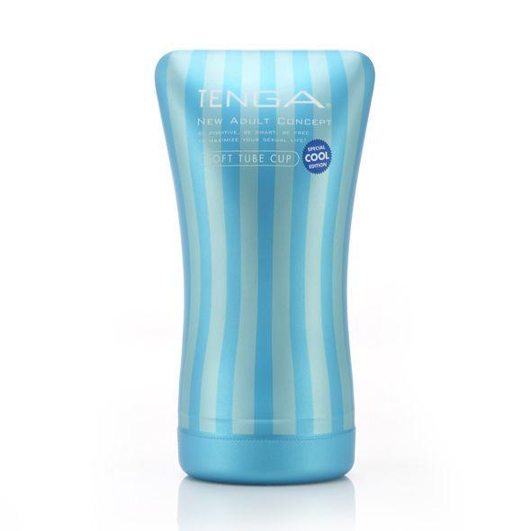 Мастурбатор Tenga Soft Tube Cup Cool Edition з охолоджувальним мастилом (м'яка подушечка)