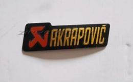 Наклейка на глушник AKRAPOVIC (29,6x5,7 см) 118 Термостойка