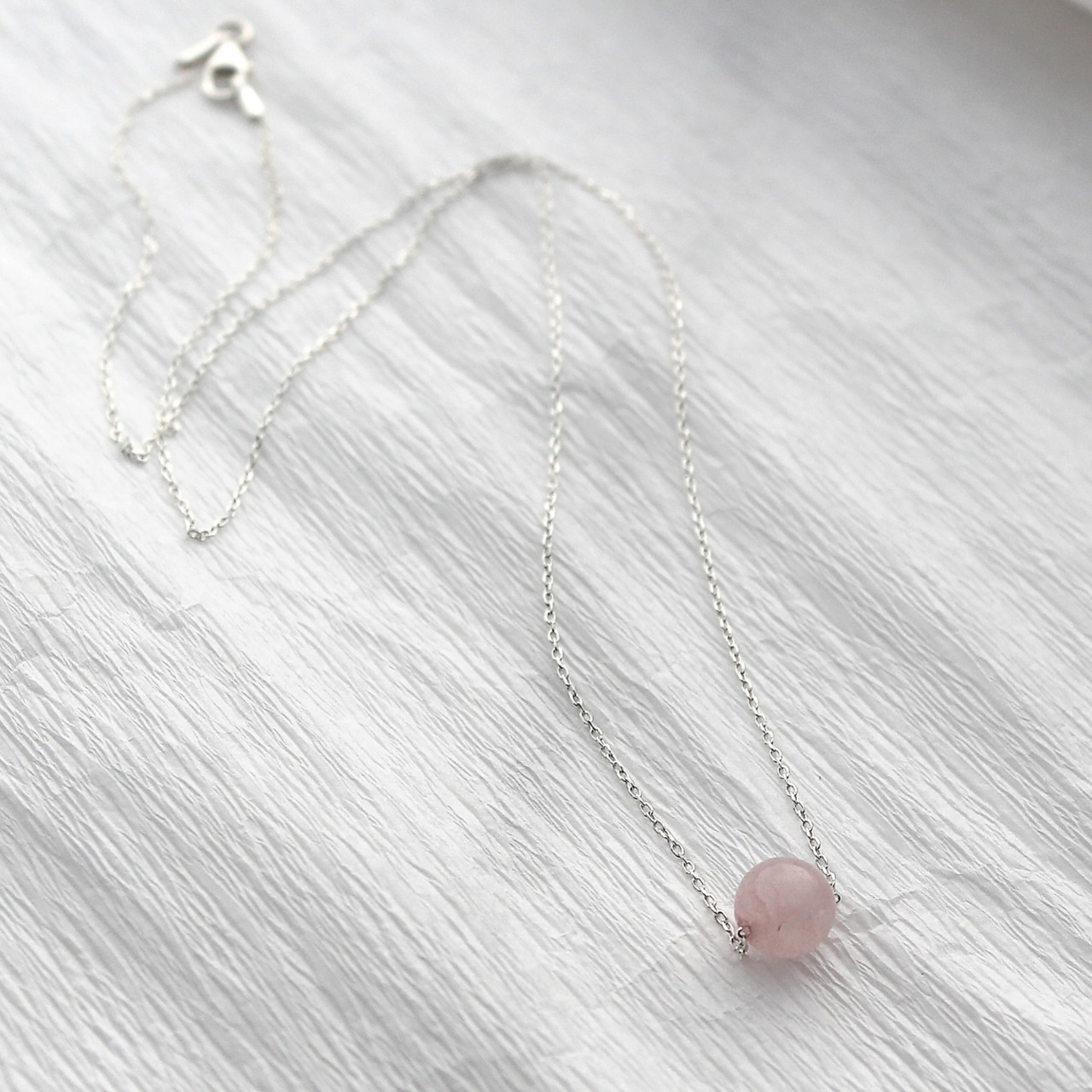 Срібне кольє з кварцем, фото 1