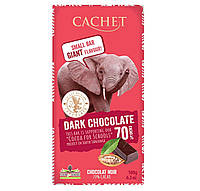 Шоколад Черный Кашет Какао 70 % Cachet Dark Chocolate Cacao 70 % 180 г Бельгия