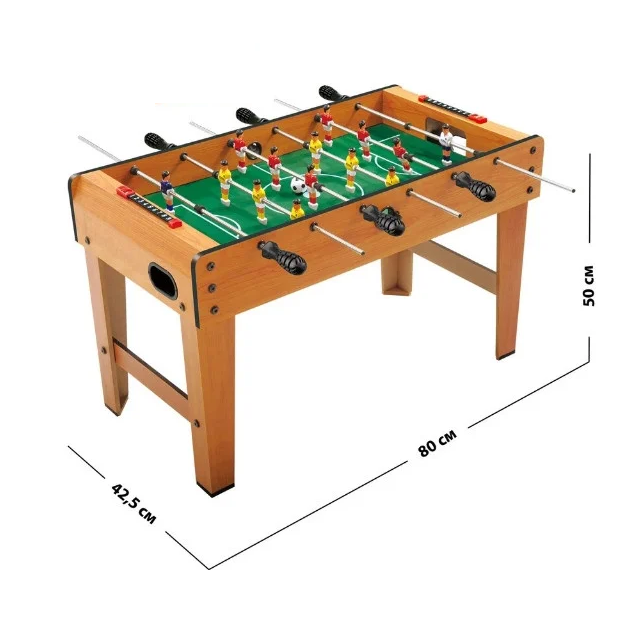 Настільний футбол на ніжках ZC 1017 B Міні-футбол для дітей офісу для двох Ігровий стіл дитячий дерев'яний