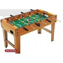Настільний футбол на ніжках ZC 1017 B Мініфутбол для дітей офісу для двох Ігровий стіл дитячий дерев'яний, фото 3