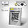 Металева табличка з куар-кодом на стіл у ресторані кафе в сріблястому кольорі, фото 5