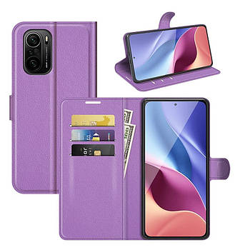 Чохол-книжка Litchie Wallet для Xiaomi Mi 11i Violet