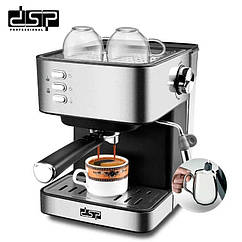 Напівавтоматична кавова машина DSP Espresso Coffee Maker KA3028 з капучинатором top