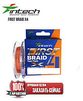 Шнур плетений Intech First Braid X4 Orange 100m