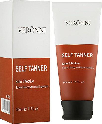 Крем-автозагар для тіла "Ліфтинг і зволоження" Veronni Tinted Self-Tanning