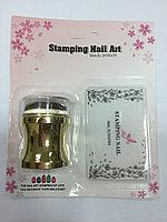 Набір для стемпинга штамп і скрапер Stamping Nail Art