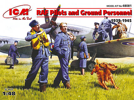 Пилоти та техніки ВВС Великобританії (1939 -1945). 1/48 ICM 48081, фото 2