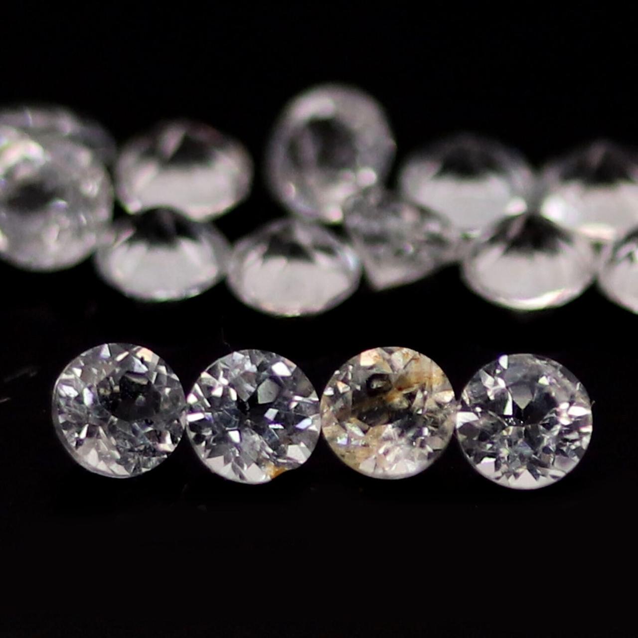 2.74 кт. ПРИРОДНИЙ топаз 20 шт. 3 мм., фото 1