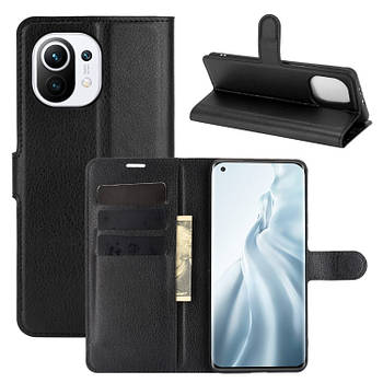 Чохол-книжка Litchie Wallet для Xiaomi Mi 11 Black