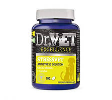 ВІТАМІННО-МИНЕРАЛЬНАЯ ДОБАВКА DR.VET STRESSVET СТРЕСВЕТ ДЛЯ СОБАК І КОТІВ - 100 таб.
