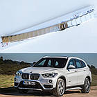 Захисна накладка на задній бампер для BMW X1 F48 2015-2020, LIFT 2020+ /нерж.сталь/