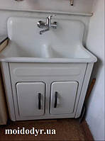 Чавунна мийка кухонна 460 мм х 800 мм х 280 мм (h) з тумбою