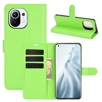 Чохол-книжка Litchie Wallet для Xiaomi Mi 11 Green