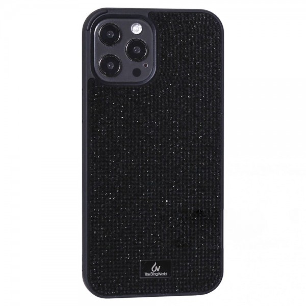 Чохол Diamond The Bling World Case для iPhone 12 Pro (05) Black чорний