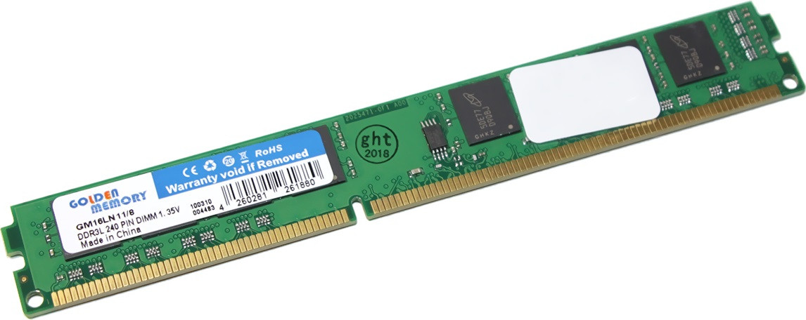 Модуль памяти DDR3L 8GB 1600MHz Golden Memory (GM16LN11/8), фото 1