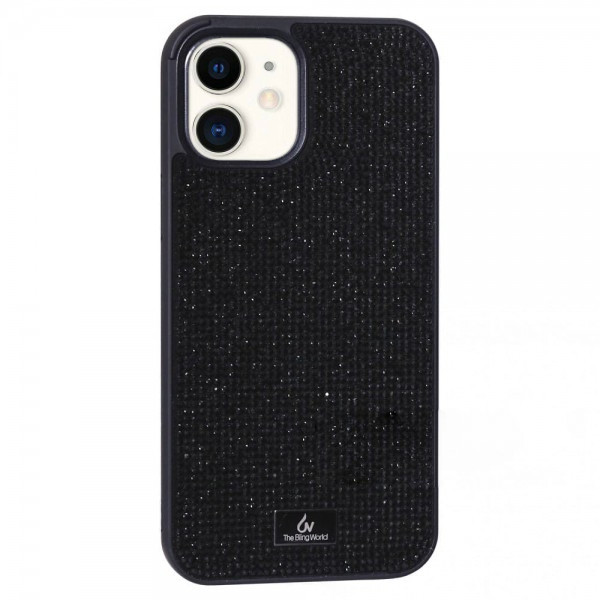 Чохол Diamond The Bling World Case для iPhone 12 (05) Black чорний