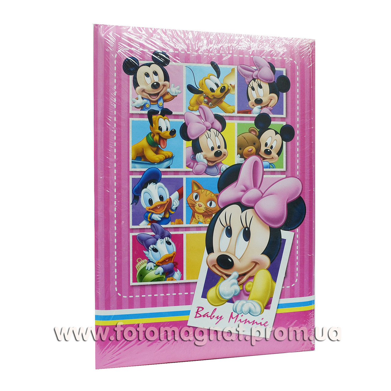 Фотоальбом DISNEY (детский альбом) 300/10х15см. "место для записей"